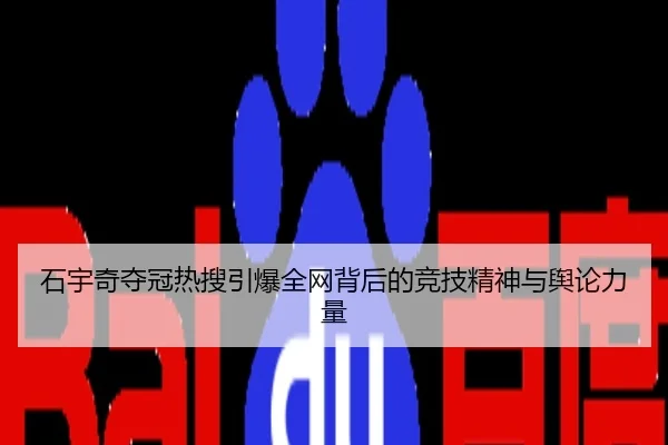 石宇奇夺冠热搜引爆全网背后的竞技精神与舆论力量
